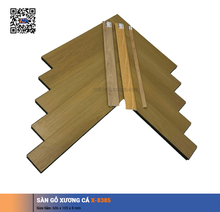 Sàn gỗ xương cá X-8385