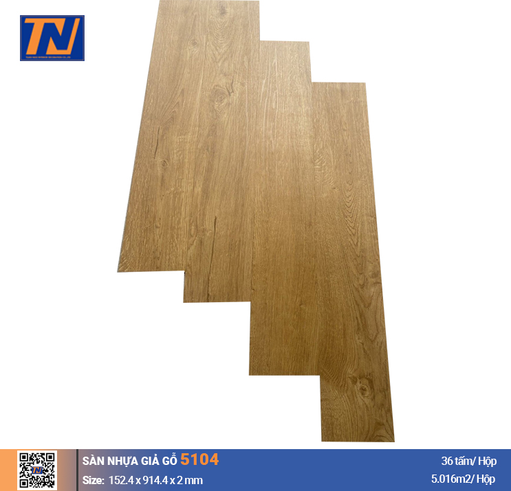 Sàn nhựa giả gỗ 5104