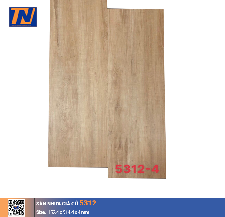 Sàn nhựa giả gỗ 5312