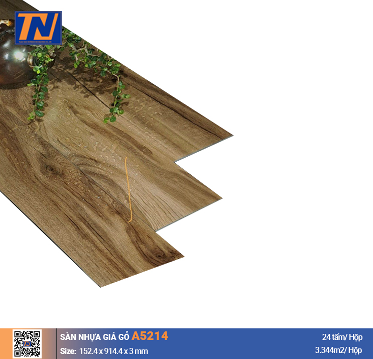 Sàn nhựa giả gỗ A5214