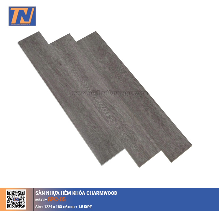 Sàn nhựa hèm khóa Charmwood SPC-05