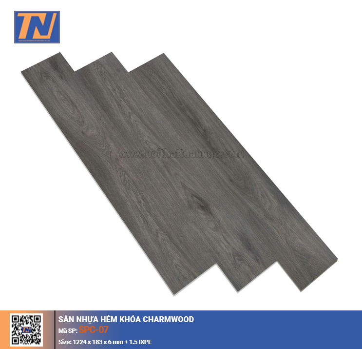 Sàn nhựa hèm khóa Charmwood SPC-07