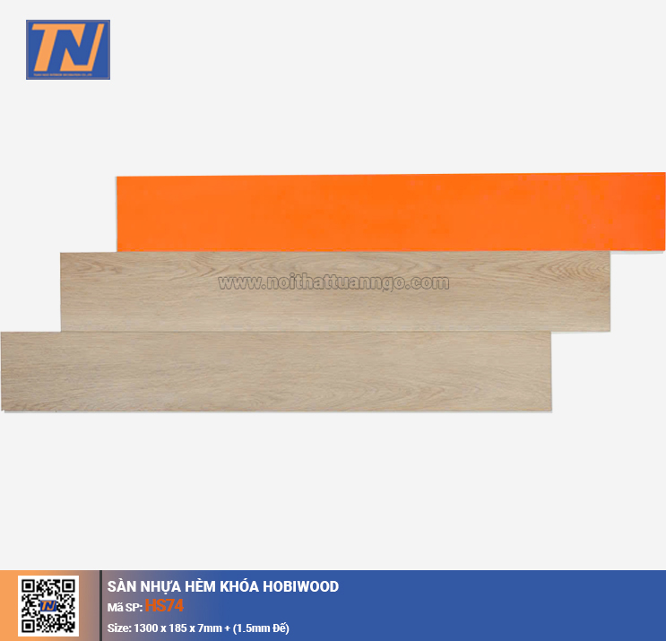 Sàn nhựa hèm khóa Hobiwood HS74