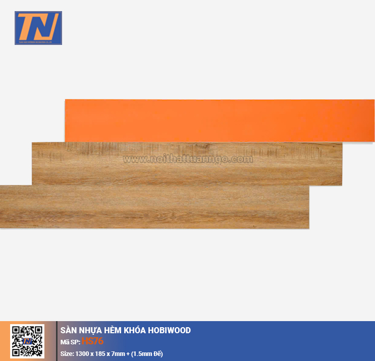 Sàn nhựa hèm khóa Hobiwood HS76