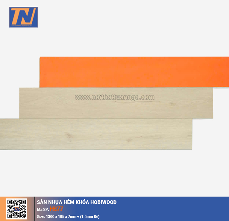 Sàn nhựa hèm khóa Hobiwood HS77