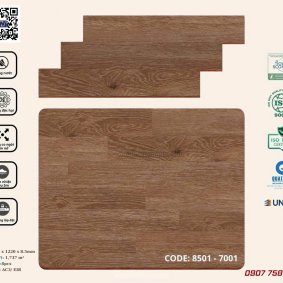 Sàn nhựa hèm khóa Korpan KP8501