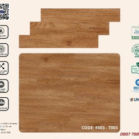 Sàn nhựa hèm khóa Korpan KP8503
