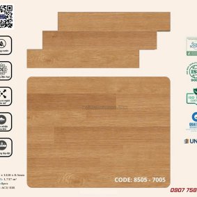 Sàn nhựa hèm khóa Korpan KP8505