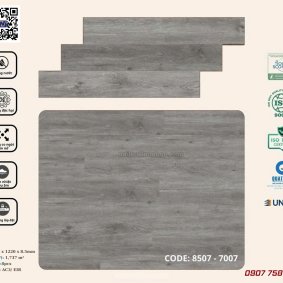Sàn nhựa hèm khóa Korpan KP8507