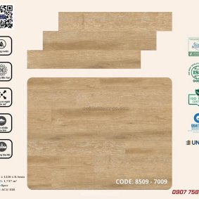 Sàn nhựa hèm khóa Korpan KP8509