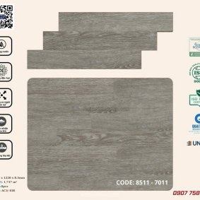 Sàn nhựa hèm khóa Korpan KP8511
