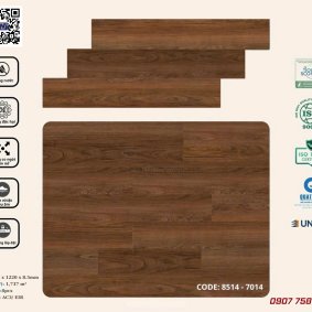 Sàn nhựa hèm khóa Korpan KP8514