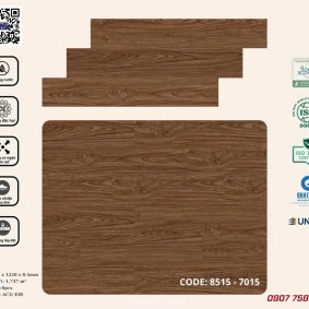Sàn nhựa hèm khóa Korpan KP8515
