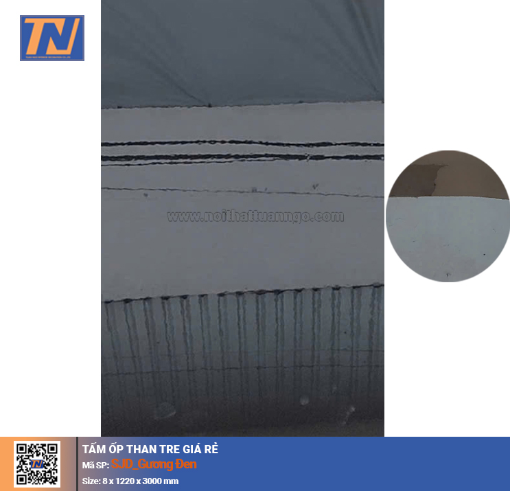 Tấm Than Tre Tráng Gương SJD_Gương đen