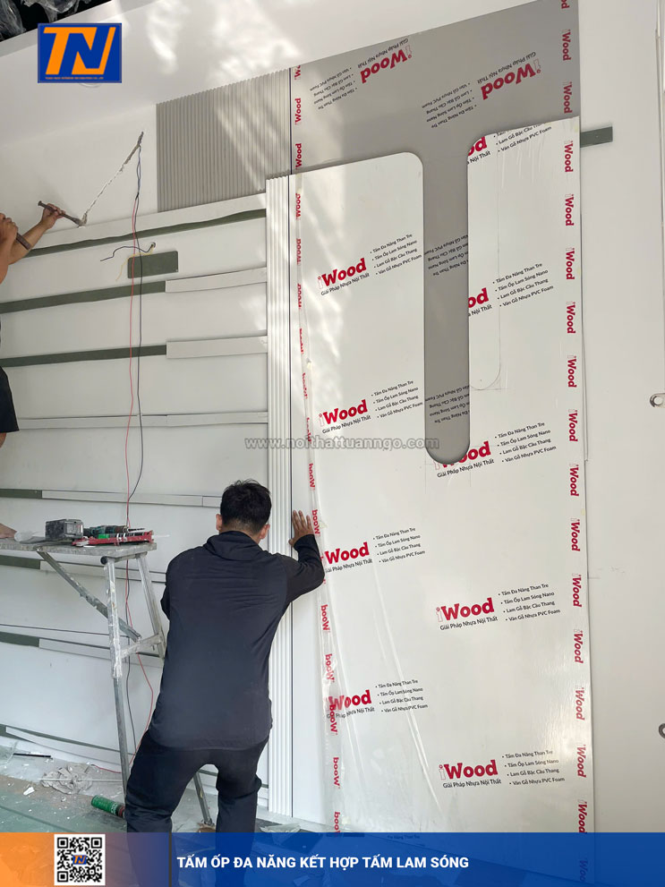 Tấm Lam Sóng & Tấm Ốp Đa Năng iWood tại Bình Dương