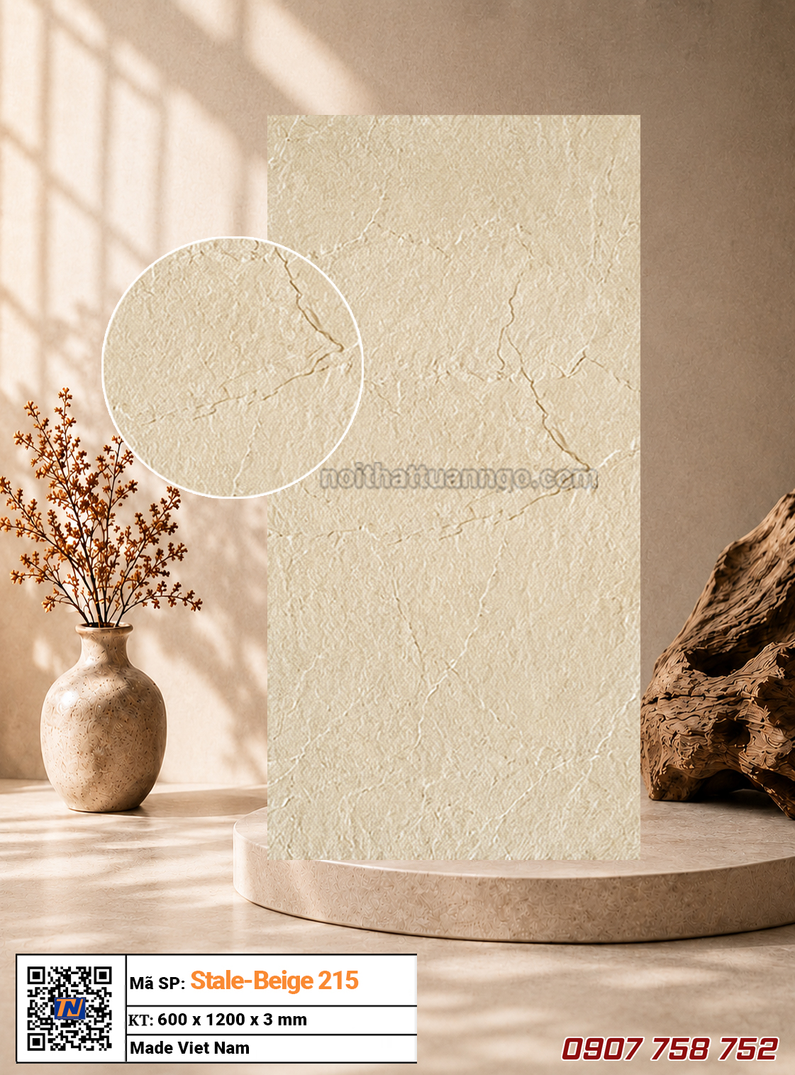 Tấm ốp đá dẻo Stale-Beige-215