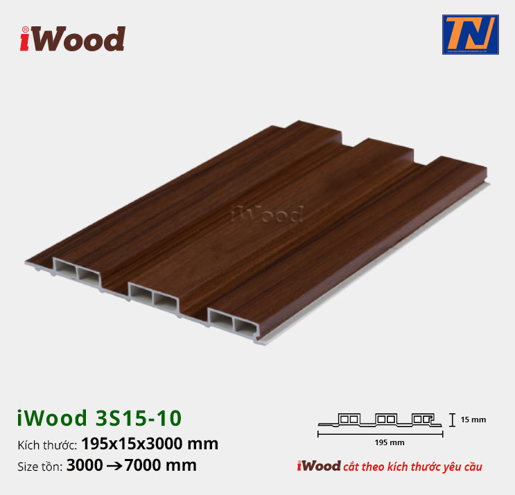 Tấm ốp iWood 3S15-10