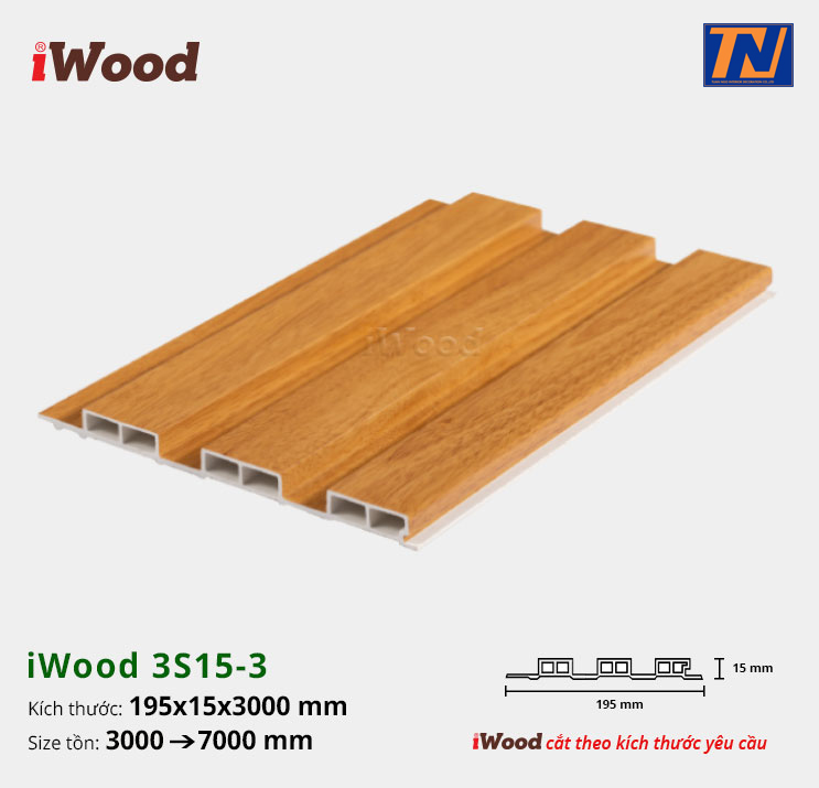 Tấm ốp iWood 3S15-3