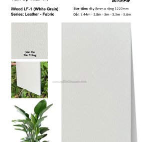 Tấm ốp đa năng than tre vân da LF-1