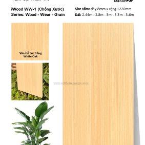 Tấm ốp đa năng than tre vân gỗ WW-1