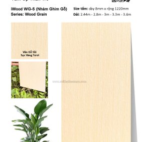 Tấm ốp đa năng than tre vân gỗ WG-5