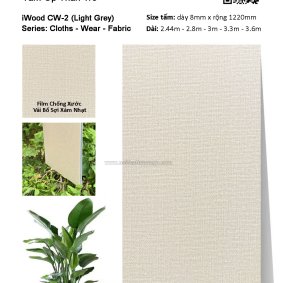 Tấm ốp đa năng than tre vân vải CW-2