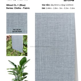 Tấm ốp đa năng than tre vân vải CL-1