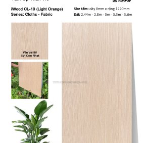 Tấm ốp đa năng than tre vân vải CL-10