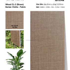 Tấm ốp đa năng than tre vân vải CL-2