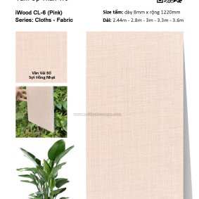 Tấm ốp đa năng than tre vân vải CL-6