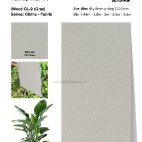 Tấm ốp đa năng than tre vân vải CL-9