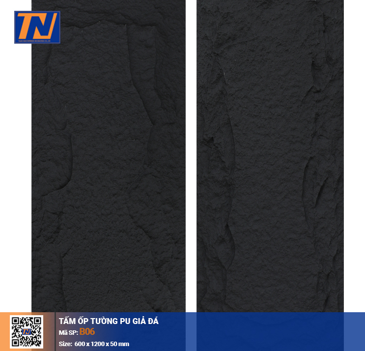 Tấm ốp tường PU giả đá B06
