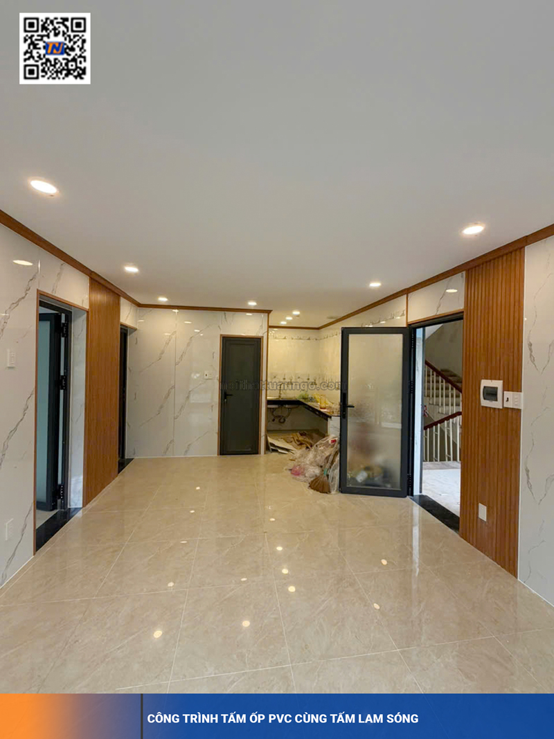 Công trình Tấm Ốp Nhựa PVC & Tấm Lam Sóng nhựa
