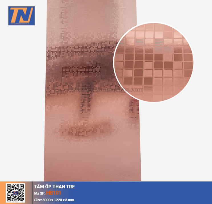 Tấm ốp than tre HB101