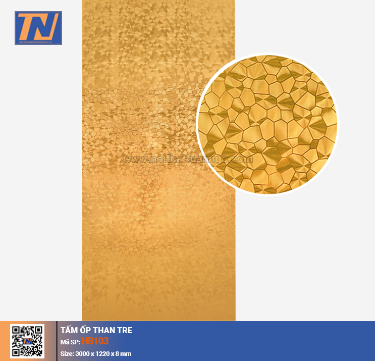 Tấm ốp than tre HB103