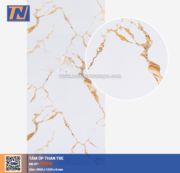 Tấm ốp than tre HB204