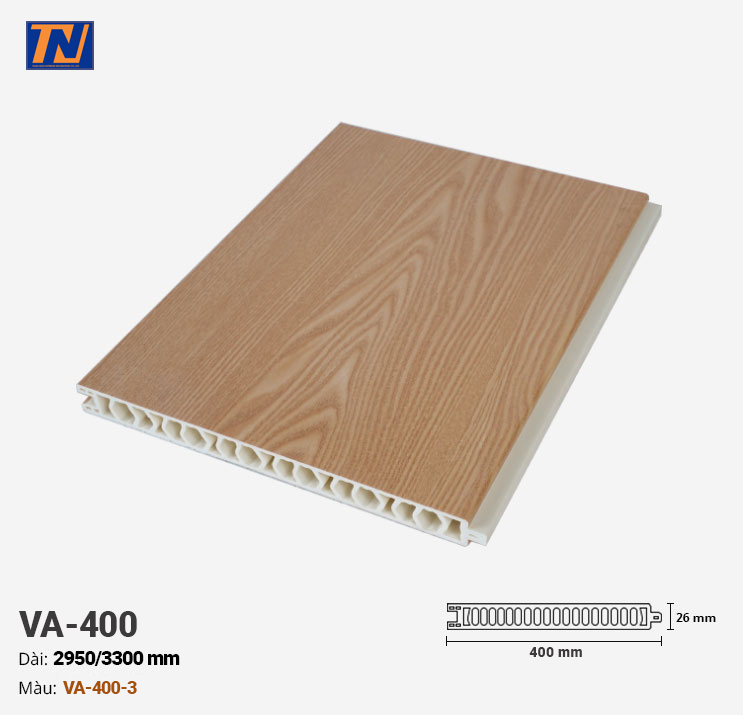 Tấm vách ngăn PVC VA-400-3