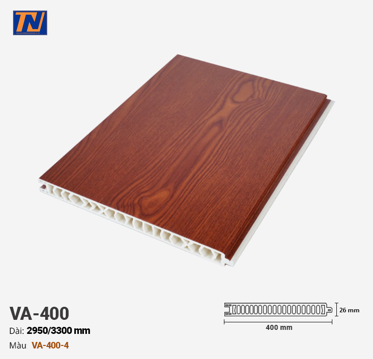 Tấm vách ngăn PVC VA-400-4