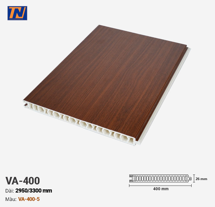 Tấm vách ngăn PVC VA-400-5