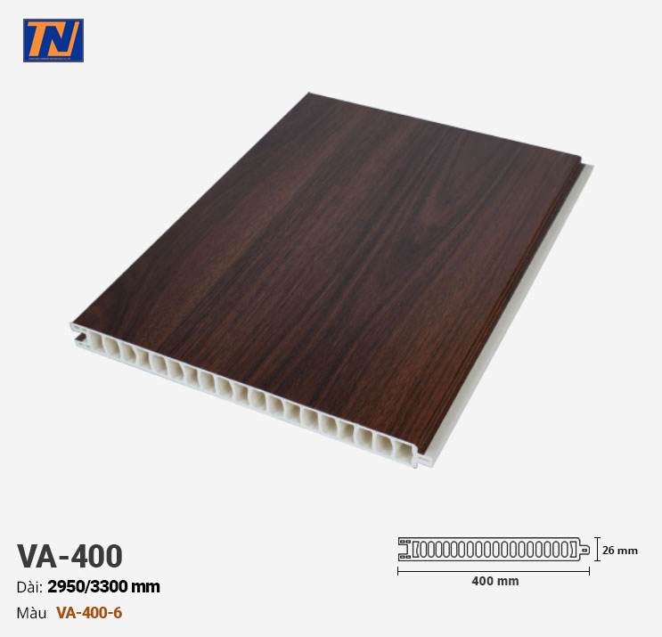 Tấm vách ngăn PVC VA-400-6