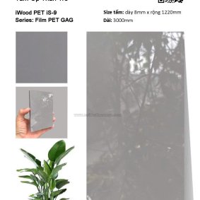 Tấm ốp than tre Film PET iS-9