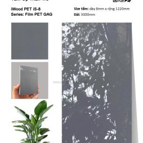 Tấm ốp than tre Film PET iS-8