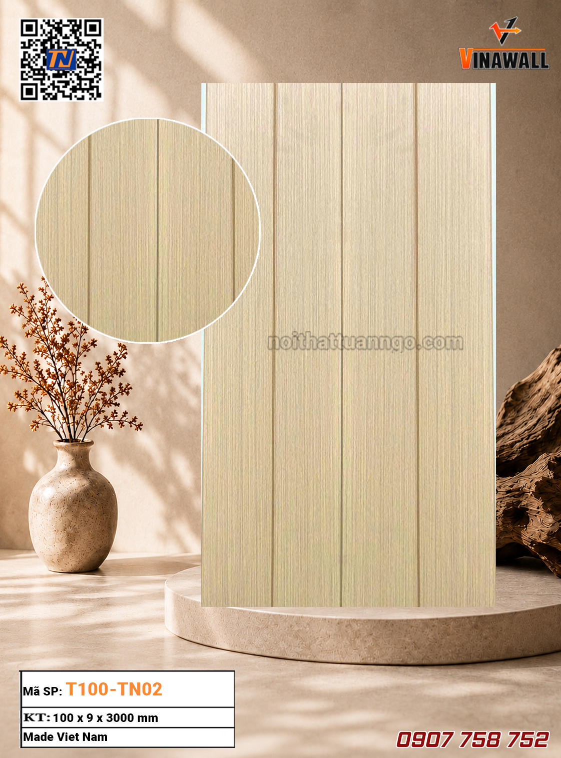 Tấm Ốp Phẳng T100-TN02