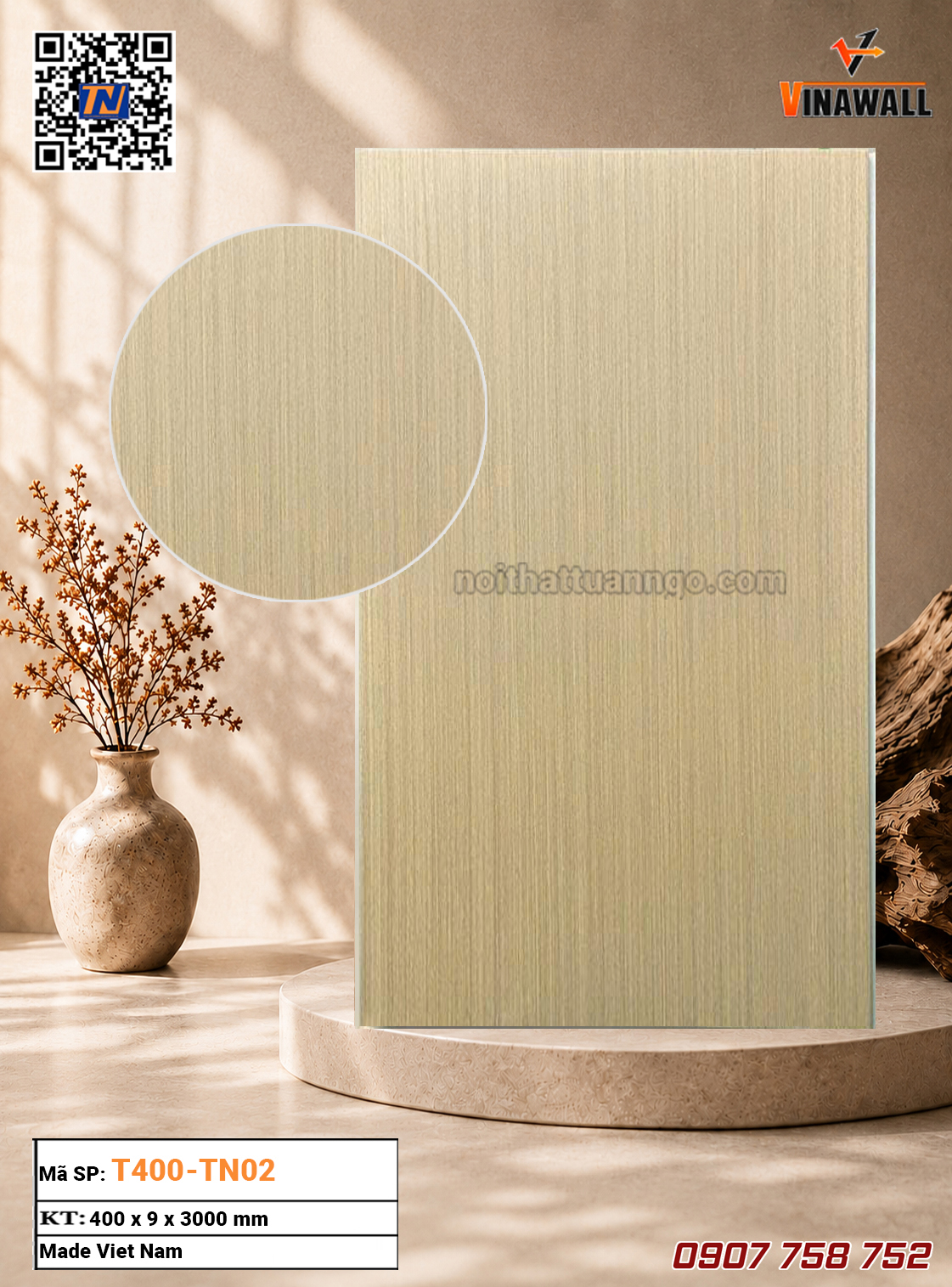 Tấm ốp phẳng T400-TN02