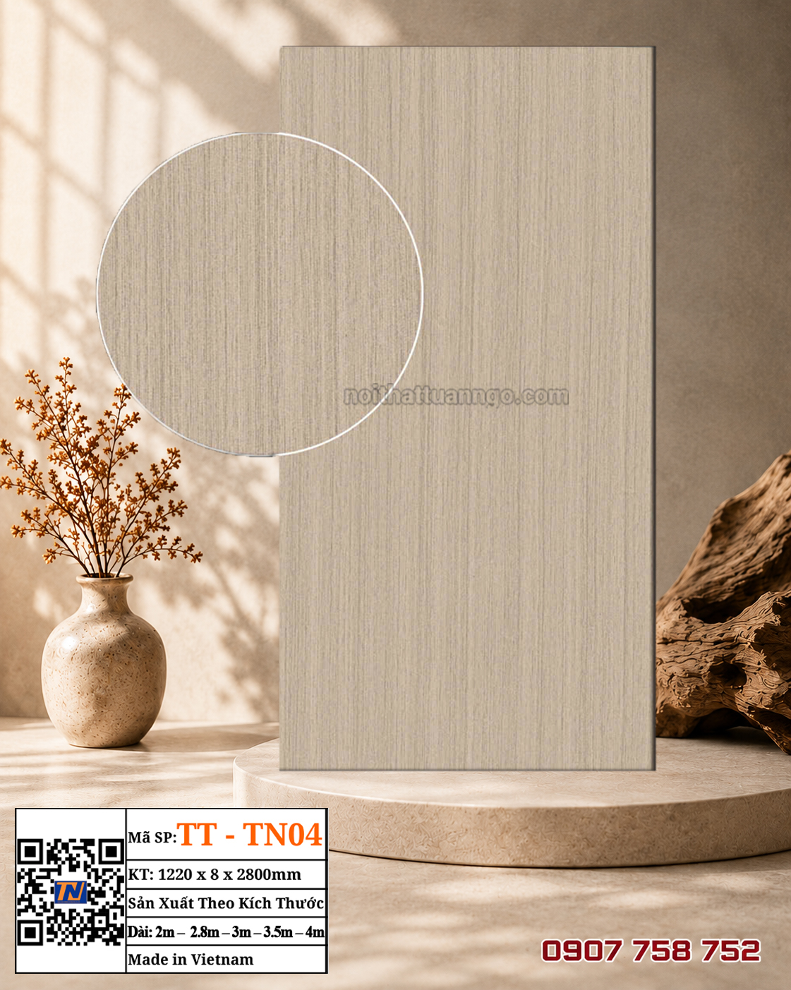 Tấm ốp than tre TT-TN04