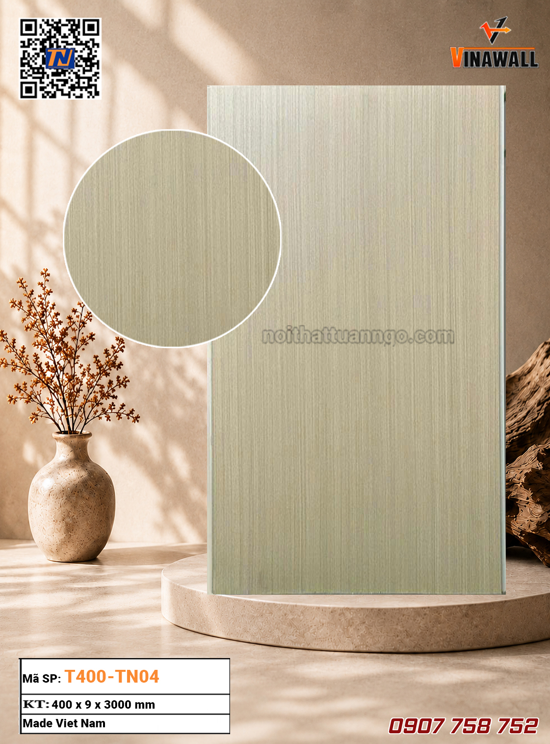 Tấm ốp phẳng T400-TN04