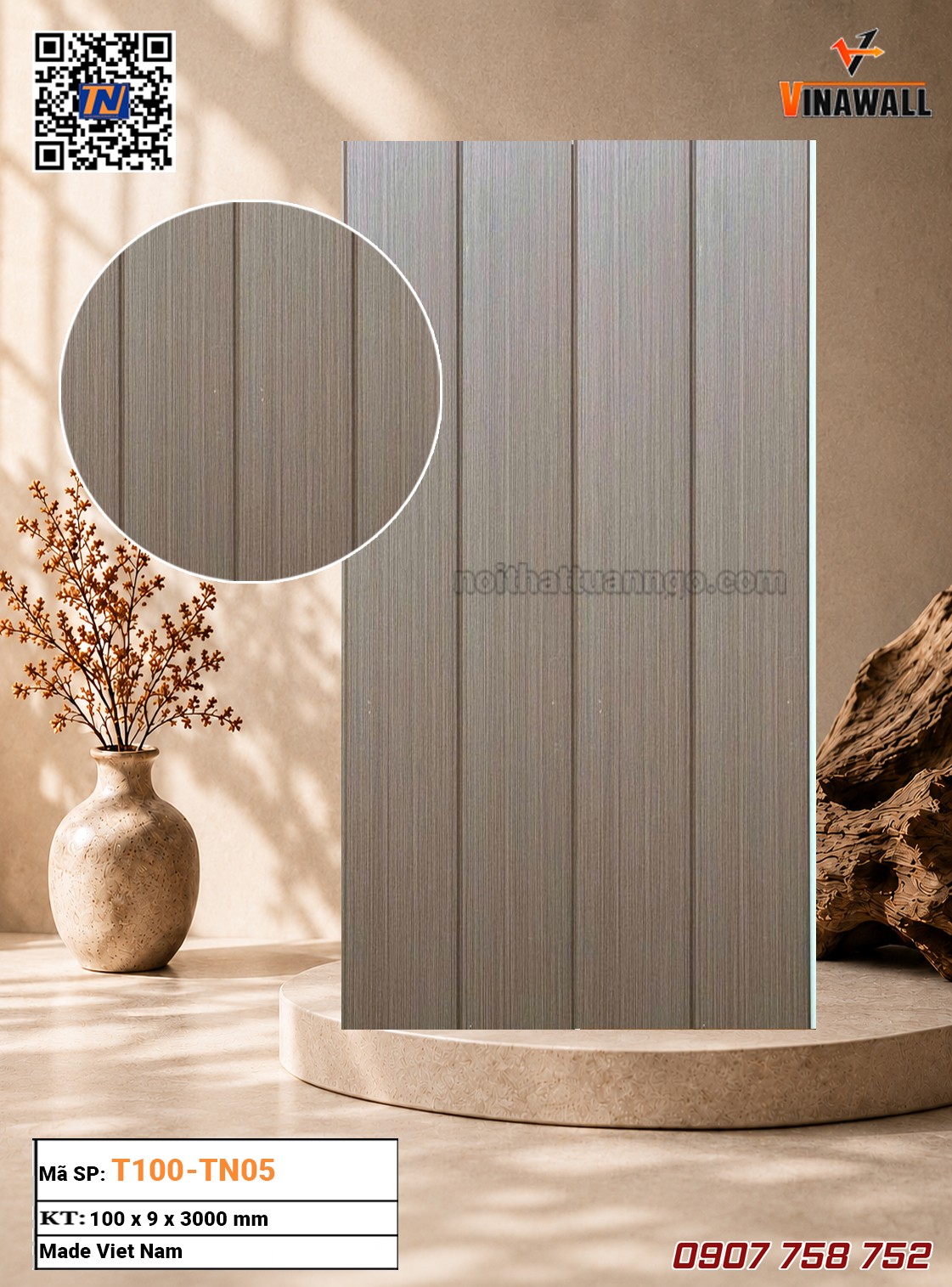 Tấm Ốp Phẳng T100-TN05