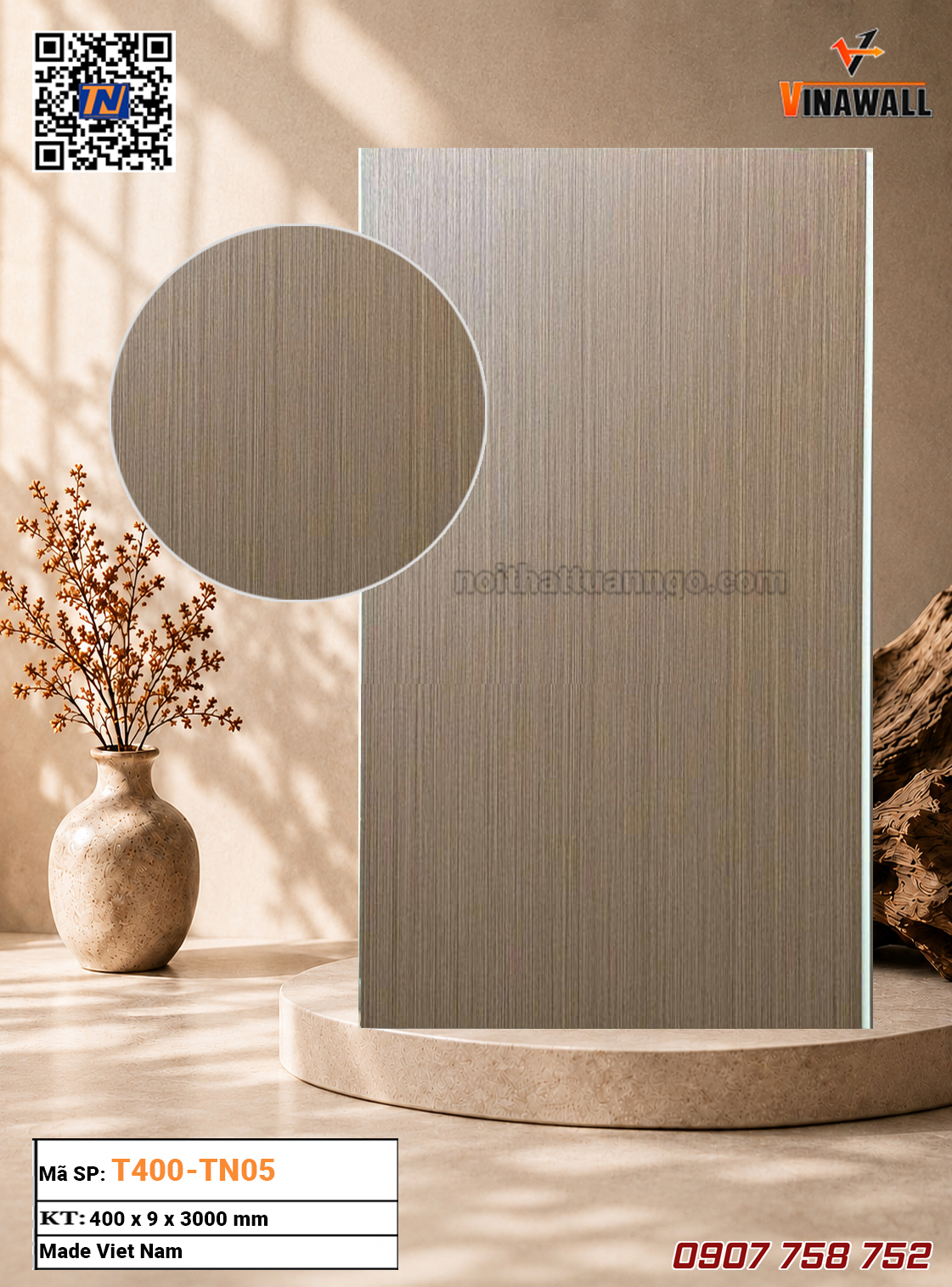 Tấm ốp phẳng T400-TN05