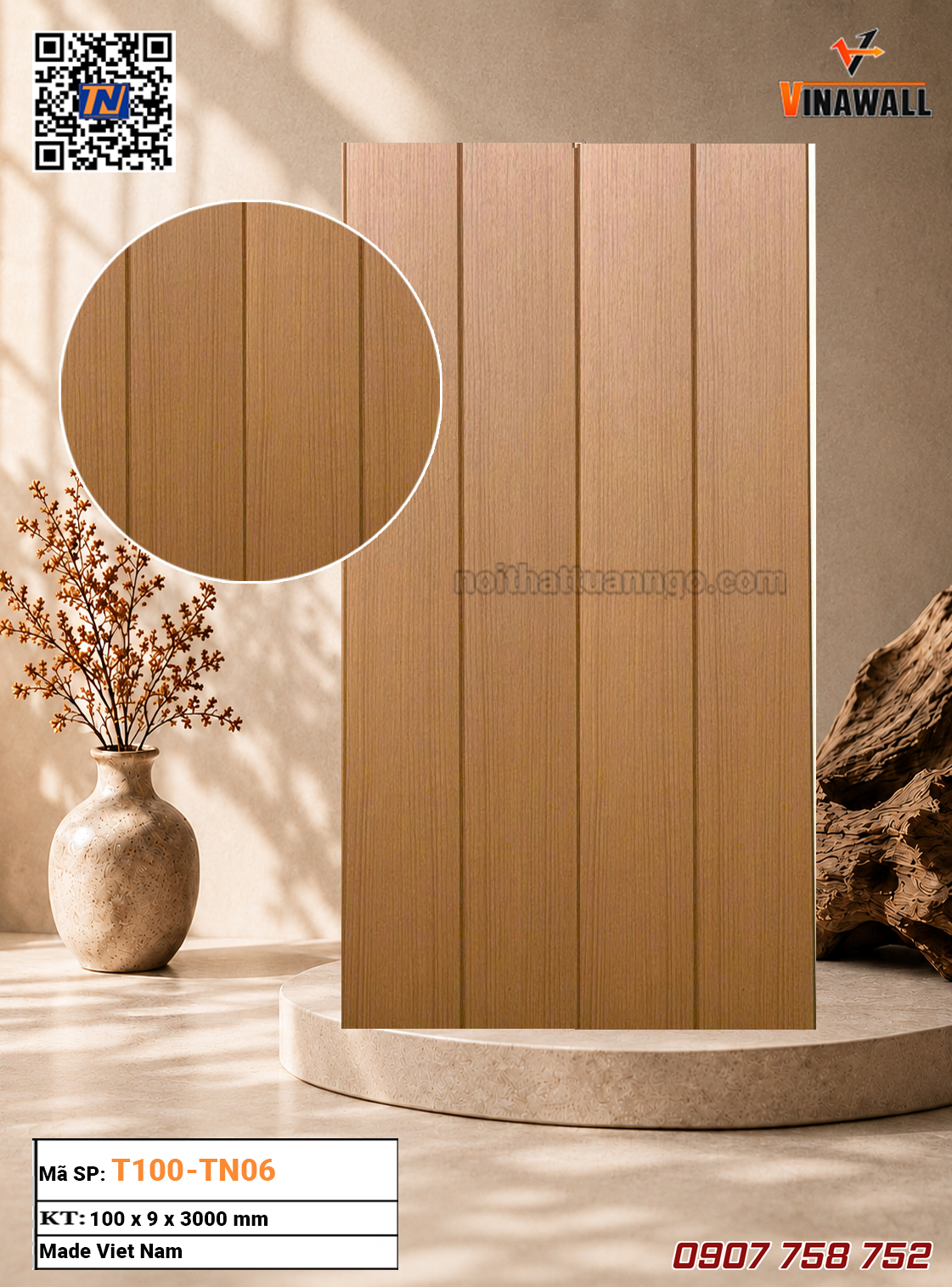 Tấm Ốp Phẳng T100-TN06