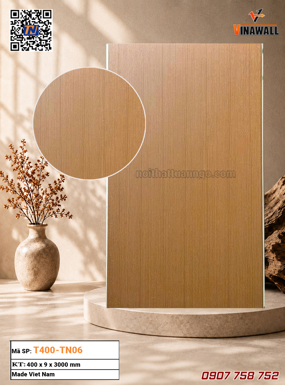 Tấm ốp phẳng T400-TN06